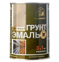 Грунт-эмаль по ржавчине Радугамалер 0,9кг (графит)