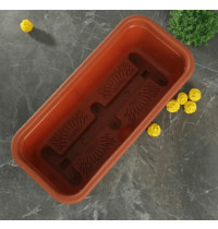 Балконный ящик IDEA 1155758 40см (с поддоном, терракотовый)
