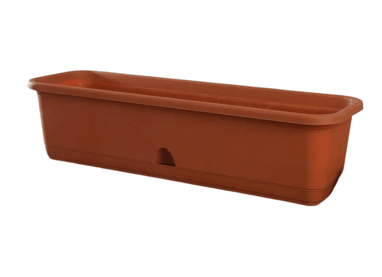 Балконный ящик IDEA 1155760 60см (с поддоном, терракотовый)