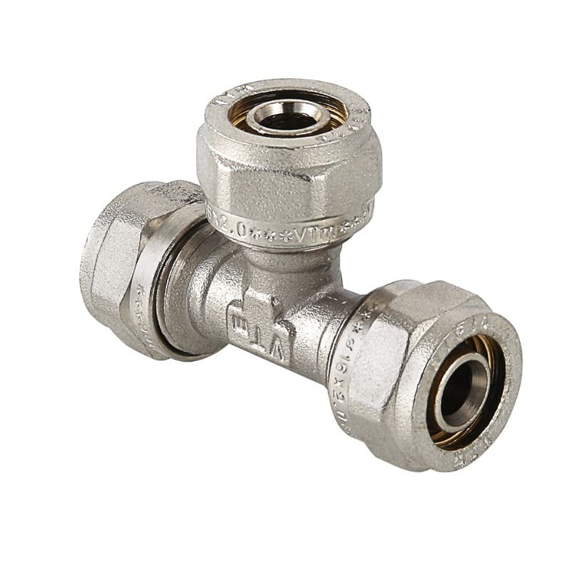 Тройник обжимной Valtec 26 мм