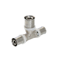 Пресс-тройник Valtec VTm.231.N.261626 26мм х 16мм х 26мм (пресс)
