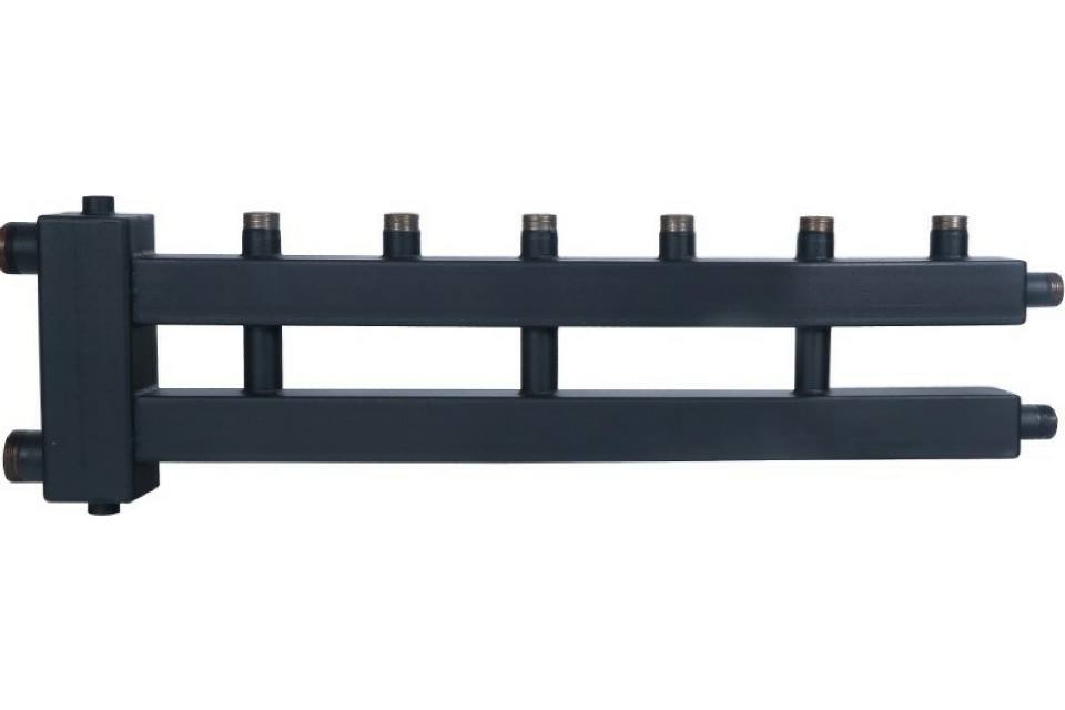 Коллектор с гидроразделителем Rommer RDG-0018 RDG-0018-014034 (дублер рядный, на 3+1 контура)