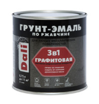 Эмаль по ржавчине Dali 0,75л (графитовая, серо-синяя)
