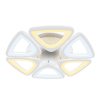 Люстра потолочная светодиодная Ambrella light FA4494/6 WH 84 Вт (с пультом, белый)