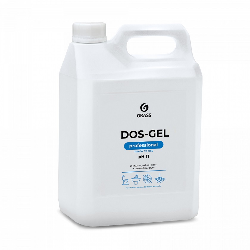 Дезинфицирующий чистящий гель Grass Dos Gel 125240 5 л
