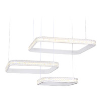 Светильник подвесной светодиодный Ambrella light FA6165 WH 131 Вт (с пультом, белый)
