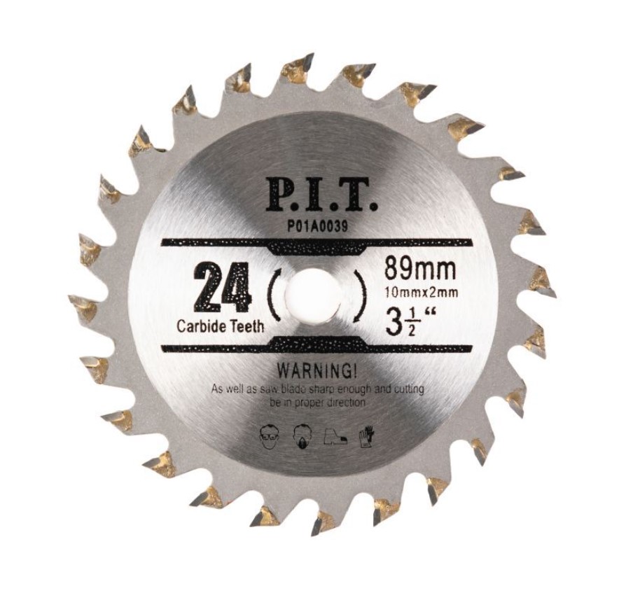 Диск пильный по дереву P.I.T. P01A0039 24Т 89мм х 10мм (для RMS89-C)