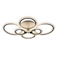 Светильник потолочный светодиодный Ambrella light FA4065/6 WH 4200К/3000/6400К+3000К 65Вт 645мм х 450мм х 120мм (с пультом управления, белый)