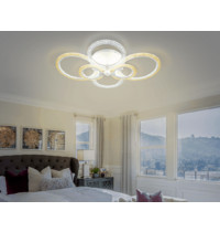 Светильник потолочный светодиодный Ambrella light FA4065/6 WH 4200К/3000/6400К+3000К 65Вт 645мм х 450мм х 120мм (с пультом управления, белый)