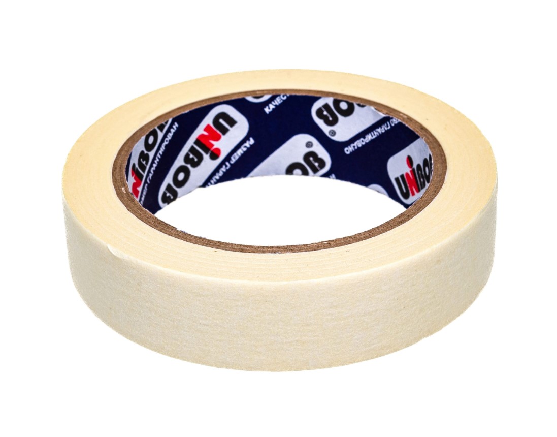 Клейкая лента малярная Unibob 214972 25мм х 40м