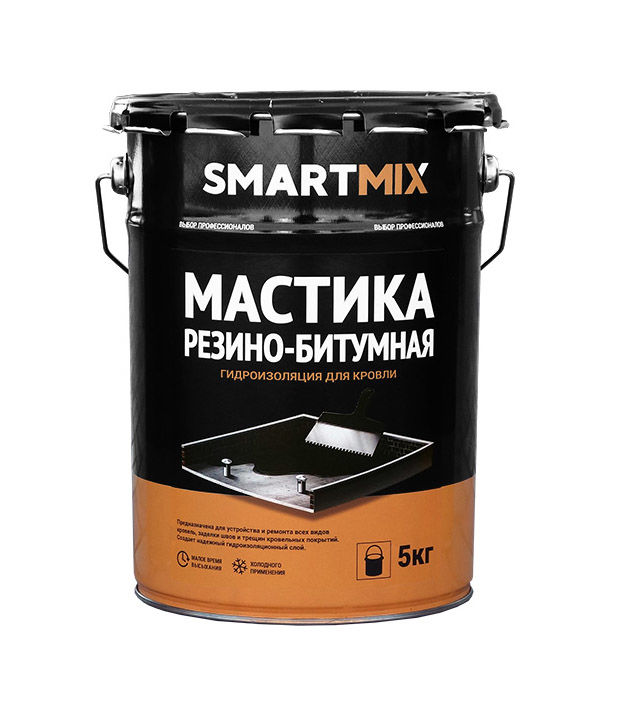 Мастика резино-битумная Smartmix 5кг