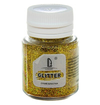 Блестки декоративные Luxart Glitter 0,05кг (золотой голографический)
