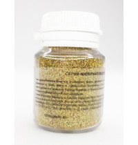 Блестки декоративные Luxart Glitter 0,05кг (золотой голографический)