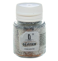Блестки декоративные Luxart Glitter 0,05кг (серебро)
