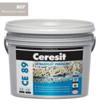 Затирка эпоксидная для швов Ceresit CE 89 Ultraepoxy premium 2,5 кг (pearl gray 807)