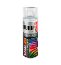 Эмаль аэрозольная универсальная Kudo KU-09006 520мл (алкидная, алюминий)