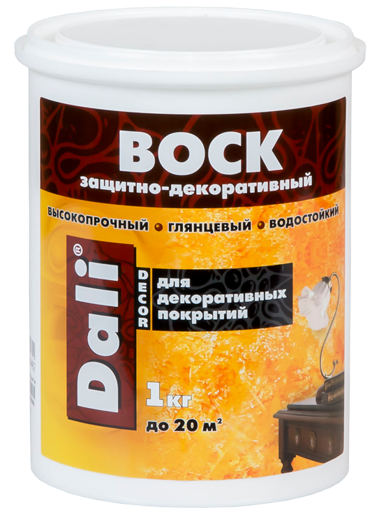 Воск защитный Dali Decor 20448 1кг (бесцветный)