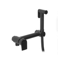 Смеситель для биде Gross Aqua Bidet Evo GA012202MB (с гигиеническим душем, настенный)