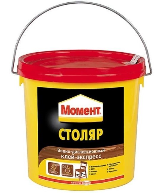 Клей ПВА для дерева Henkel Момент Столяр экспресс 600308 3кг