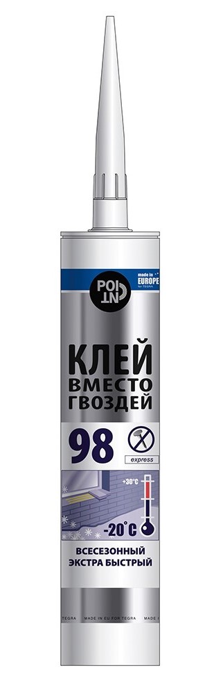 Клей монтажный Point Клей вместо гвоздей 98 280мл (экстра быстрый)