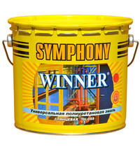 Эмаль универсальная Symphony Winner 2,7л (полиуретановая, база С, глянцевая)