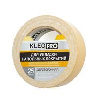 Лента клейкая двухсторонняя Kleo Pro 38мм х 25м (тканевая основа)