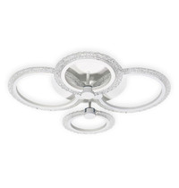 Светильник потолочный светодиодный Ambrella light FA4061/4 WH FA4061 3000/4200/6400K 51Вт 530мм х 480мм х 125мм (с пультом, белый)