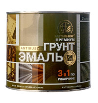 Грунт-эмаль по ржавчине Радугамалер 1,9кг (коричневая)