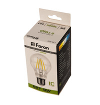 Лампа светодиодная Feron LB-63 25632 9Вт 230В E27 4000K (филамент)