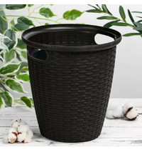 Кашпо для цветов InGreen Rattan ING50030ВНГ D380 30л (напольное, горький шоколад)