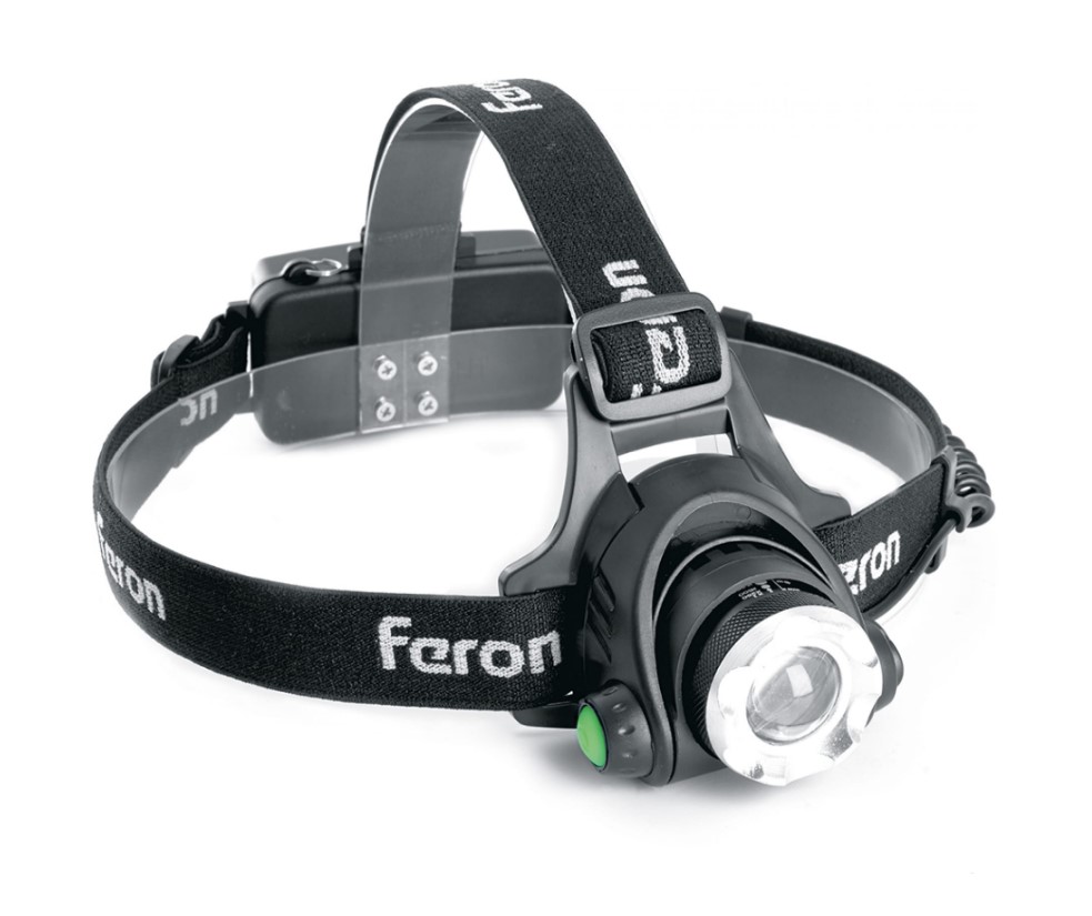 Фонарь налобный Feron ТН2305 41709 5Вт IP44 (светодиодный, аккумуляторный, пластик, алюминий)