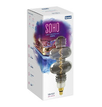 Лампа светодиодная Uniel LED-SF42-5W/SOHO/E27/CW CHROME/SMOKE GLS77CR UL-00005922