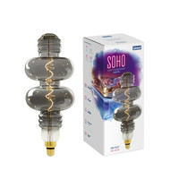 Лампа светодиодная Uniel LED-SF42-5W/SOHO/E27/CW CHROME/SMOKE GLS77CR UL-00005922