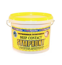 Грунтовка акриловая Symphony Deep Contact 9298 10кг (с кварцевым наполнителем)