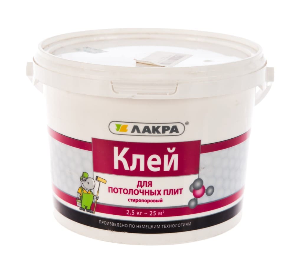 Клей для потолочной плитки Лакра 0007827 2,5кг