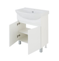 Тумба без раковины Соло Элеганс 65 ут-00006942 (белая)