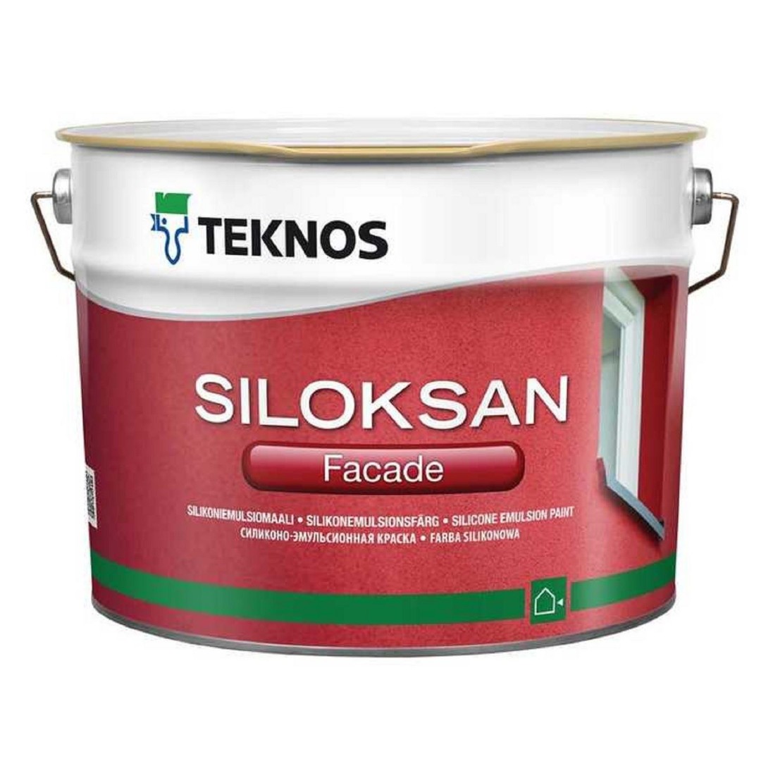Краска фасадная Teknos Siloksan 9л (база PM1)