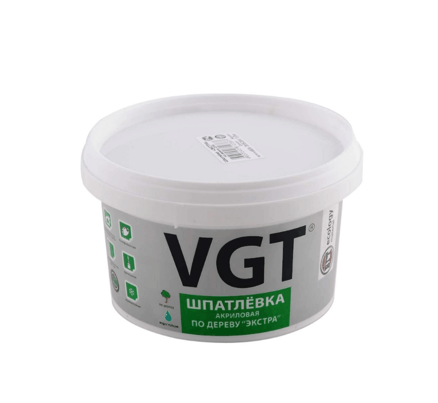 Шпатлевка акриловая по дереву VGT Экстра 0,3 кг (венге)