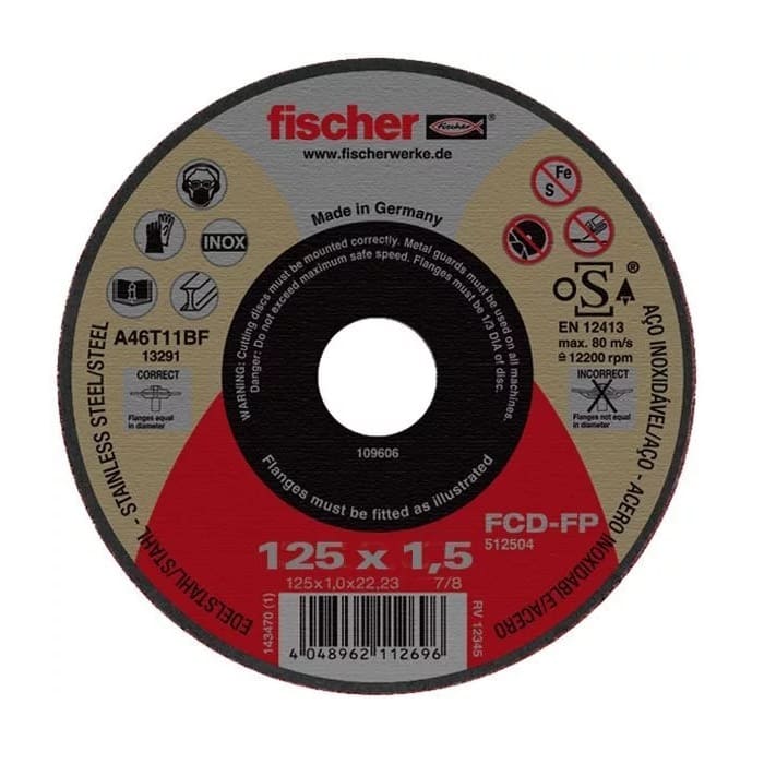 Диск отрезной Fischer FCD-FP PLUS 531715 230x1,9x22,23 мм