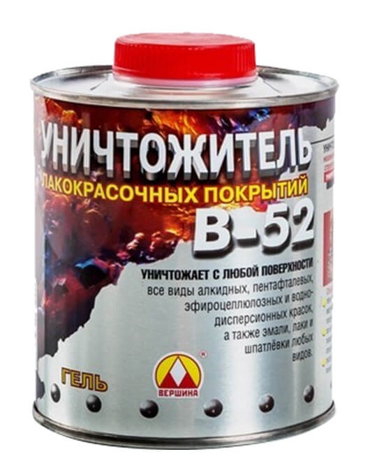 Уничтожитель лакокрасочных покрытий Вершина В-52 0,55кг