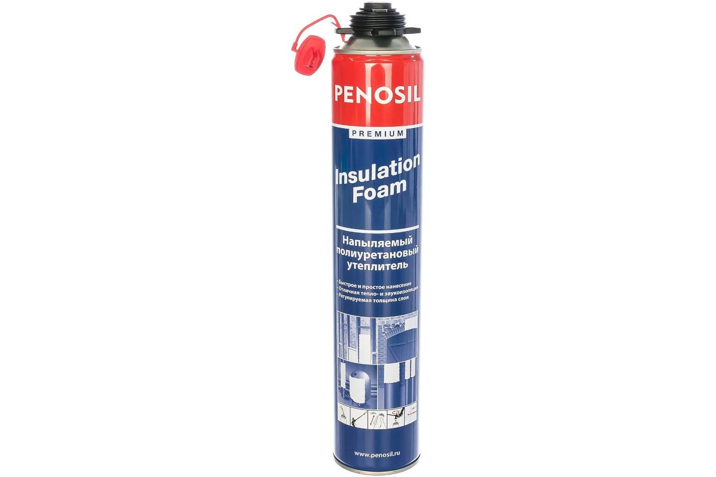 Напыляемый полиуретановый утеплитель Penosil Premium Insulation Foam 890 ml A4924