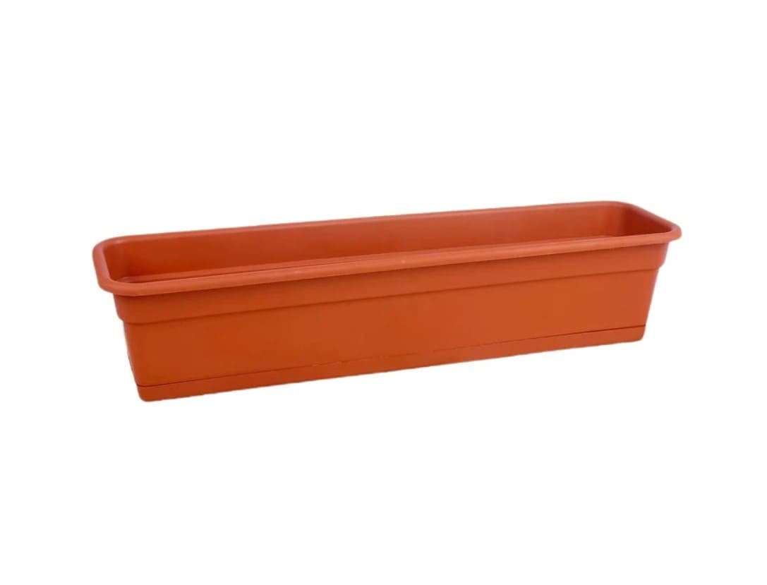 Ящик балконный Darel plastic 3277420 (длина 80см, цвет терракот)