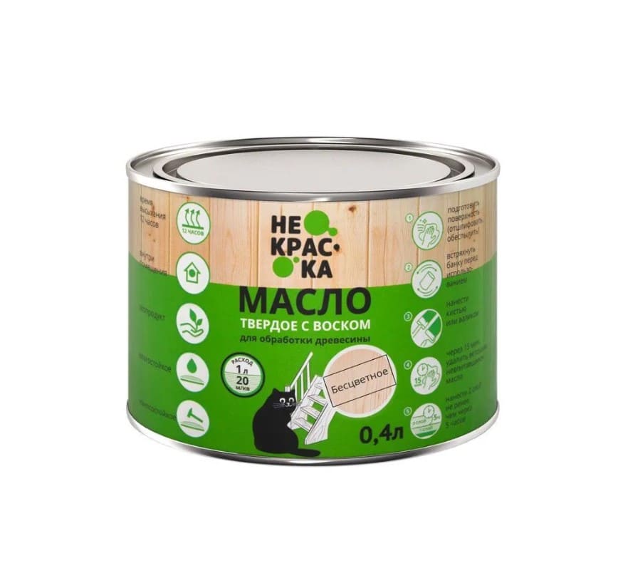 Масло интерьерное Не Краска НФ-00004959 0,4л (бесцветное)