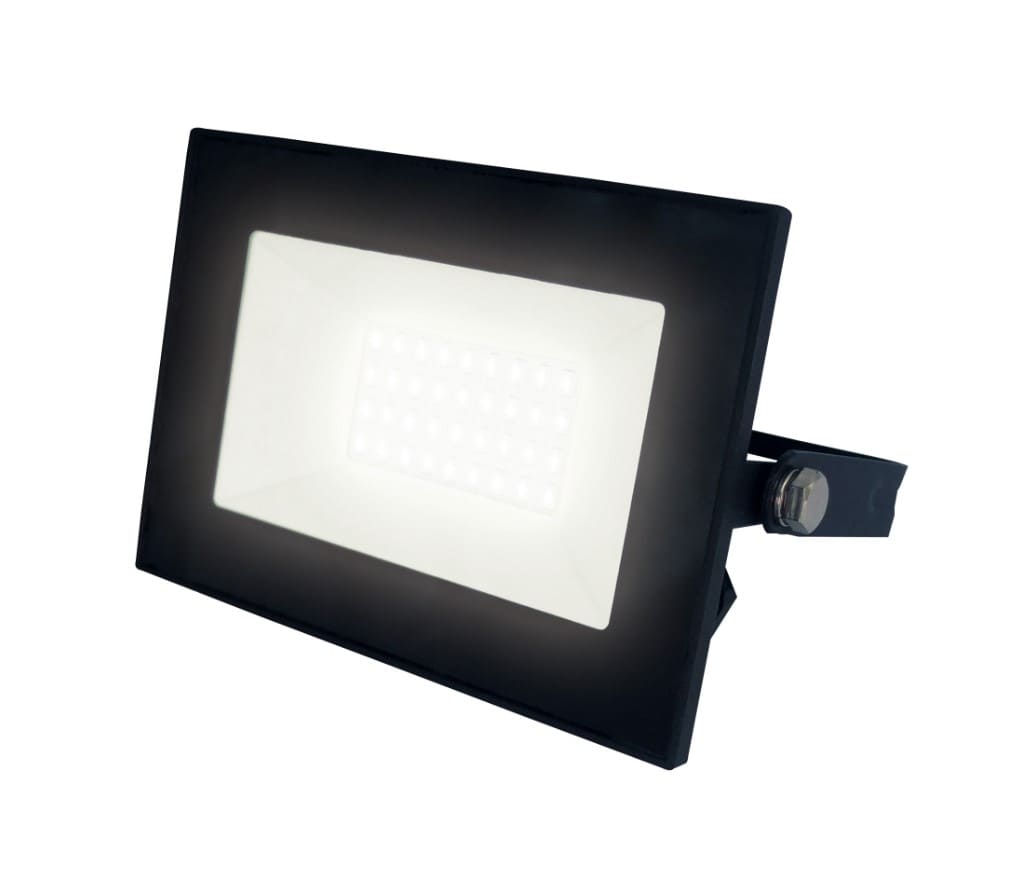 Прожектор светодиодный Uniel ULF-F21-30W/3000K BLACK IP65 200-250B