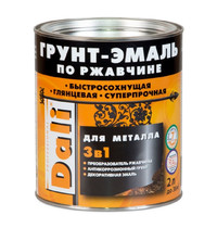 Эмаль по ржавчине Dali 2л (слоновая кость RAL1014)