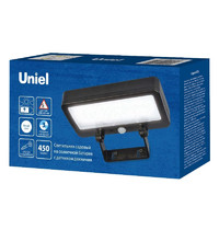 Светильник cадовый Uniel USL-F-562-PT060 SENSOR UL-00009346 5 Вт 4000K (солнечная батарея, датчик движения, черный)