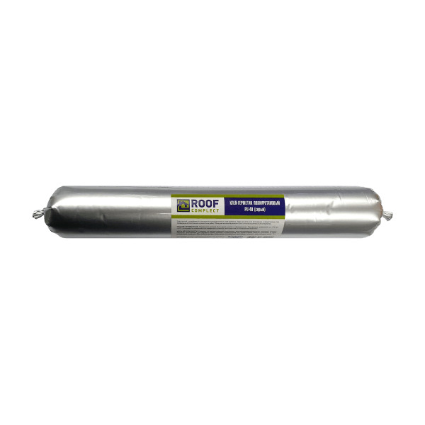 Клей-герметик полиуретановый Roof Сomplect PU-40 600 мл (серый)