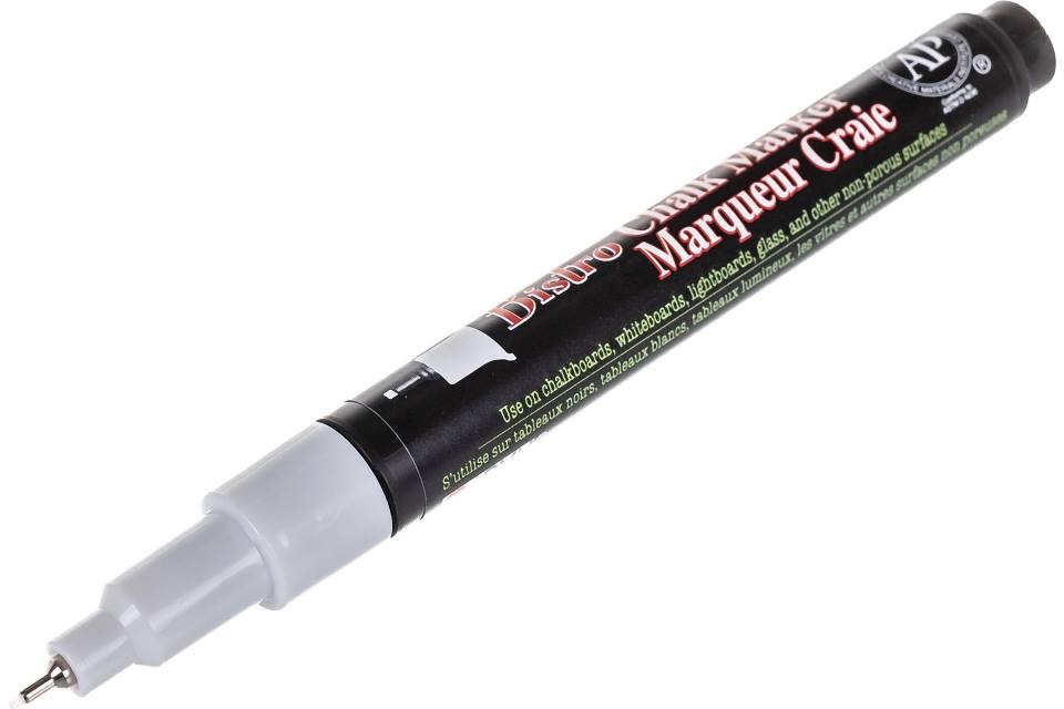 Маркер меловой Marvy Uchida Bistro Chalk Marker Extra Fine MAR485S/0 0,75 мм (белый)