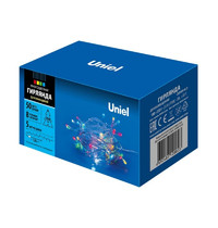 Гирлянда светодиодная Uniel ULD-S0500-050/DTA Multi IP20 UL-00005250 5 м (с контроллером, 50 светодиодов, разноцветный свет, провод прозрачный)