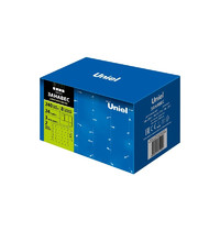 Гирлянда занавес светодиодный Uniel ULD-C2030-240/DTA White IP20 06739 3х2 м (с контроллером, 240 светодиодов, белый свет, провод прозрачный)